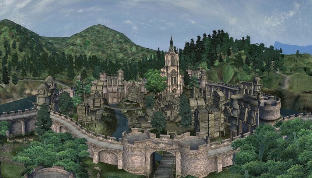 A wallpaper of Elder Scrolls Oblivion