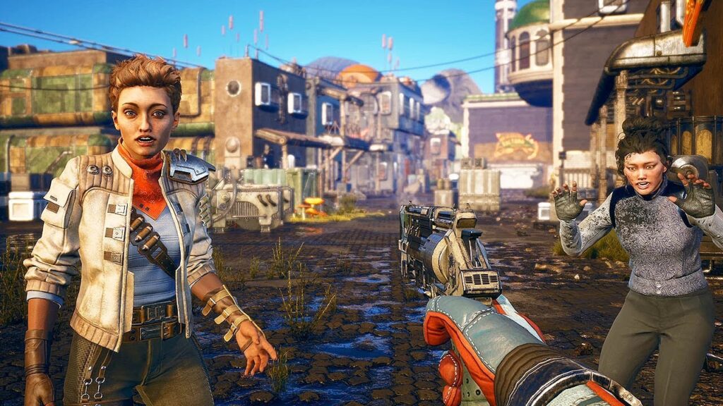 A wallpaper of The Outer Worlds