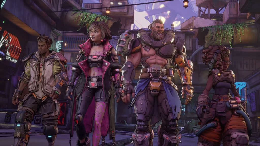 Image of Borderlands 4 heroes.