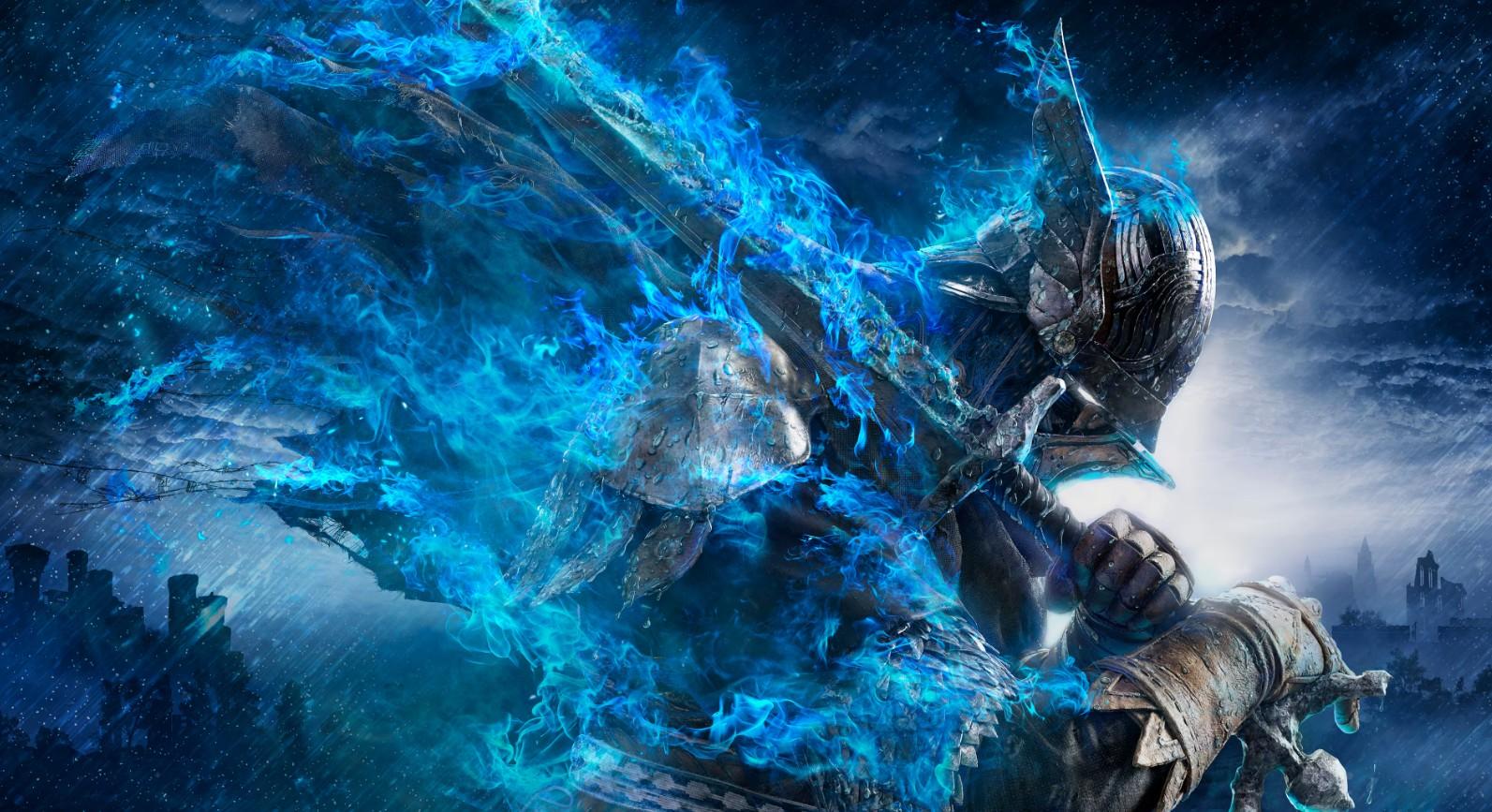 A wallpaper of Elden Ring.