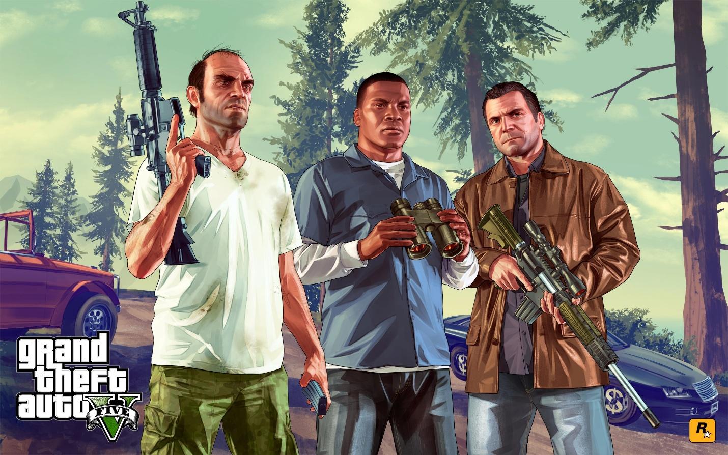 A picture of GTA V.