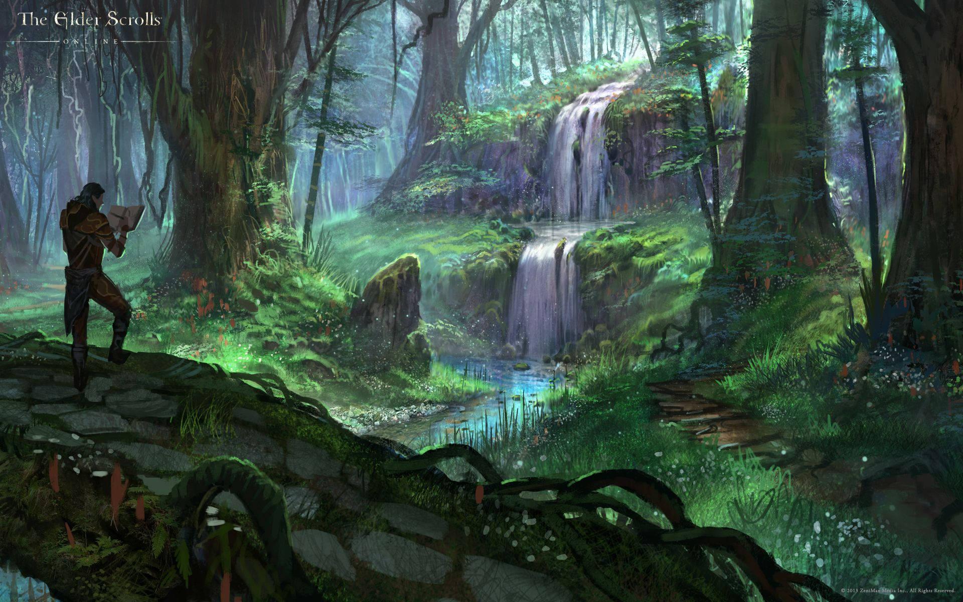 A wallpaper of The Elder Scrolls IV: Oblivion.