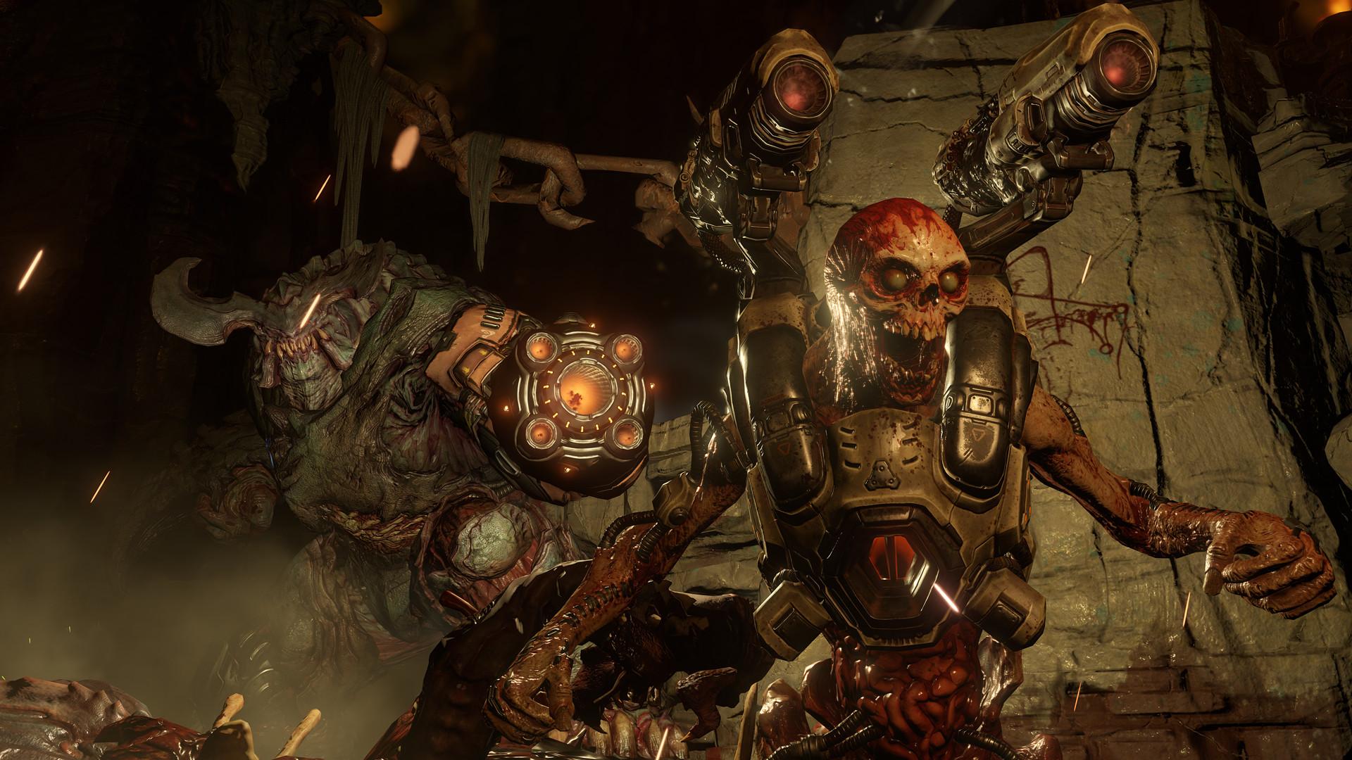 A wallpaper of Doom.