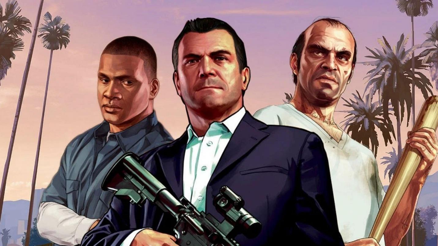 A picture of Grand Theft Auto V.