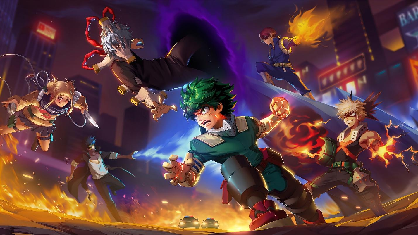 A picture of one of the best anime fighting games.