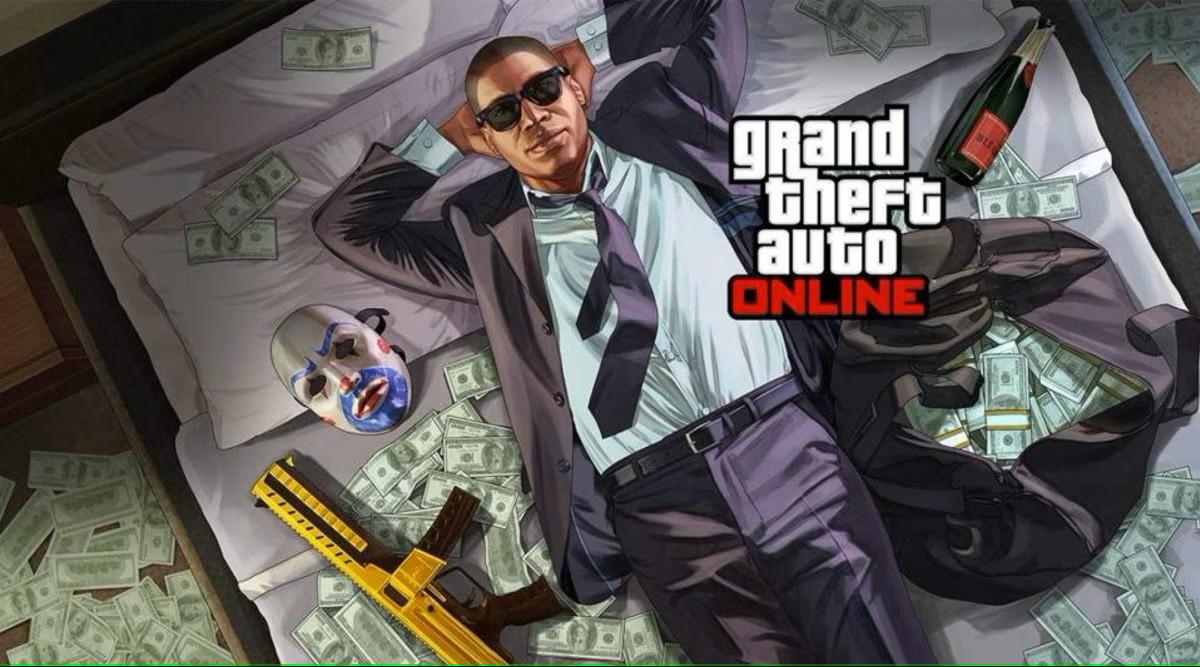 A wallpaper of GTA Online.