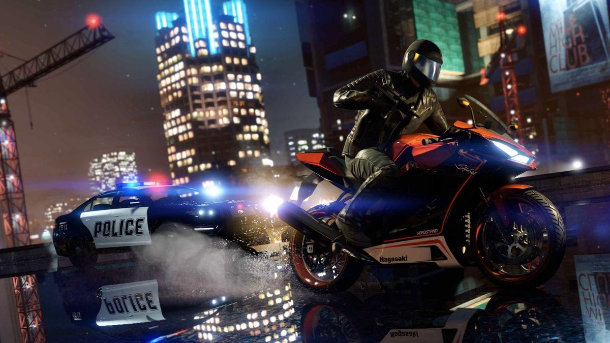 A wallpaper of GTA V.