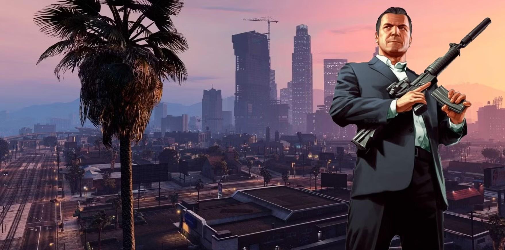 An official picture of GTA V.