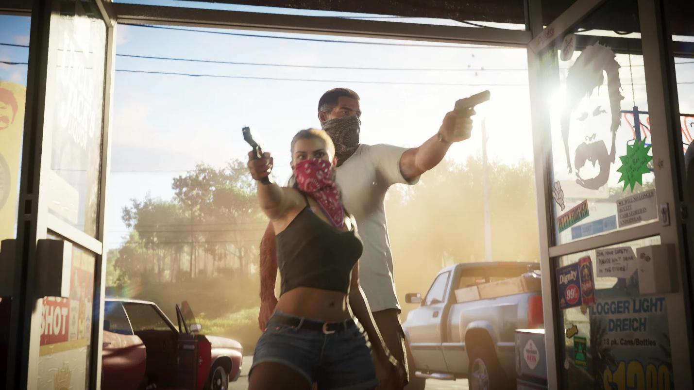 A Screenshot of the two protagonists of GTA VI.