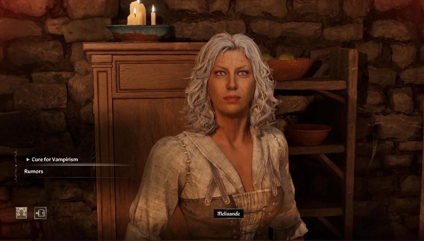 A picture of Melisande from The Elder Scrolls IV: Oblivion.