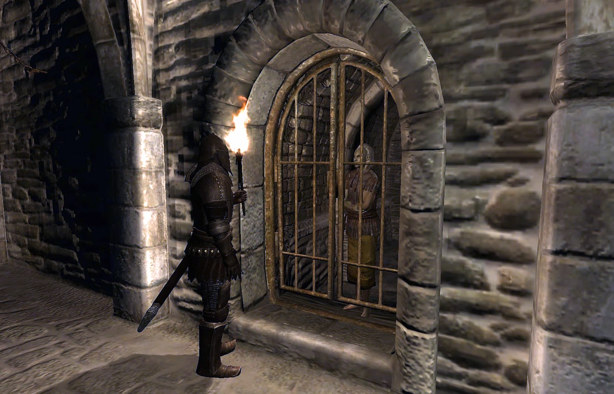 A picture of Imperial prison in The Elder Scrolls IV: Oblivion.