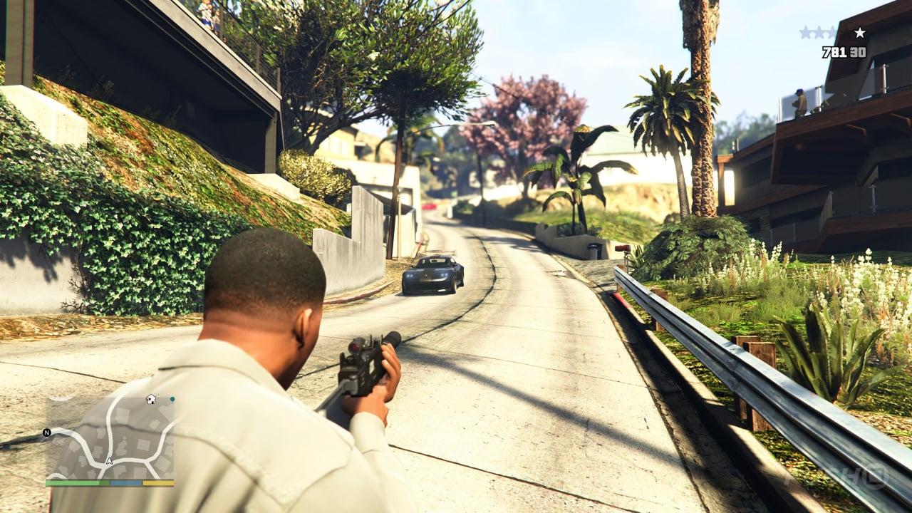 A picture of Grand Theft Auto V.