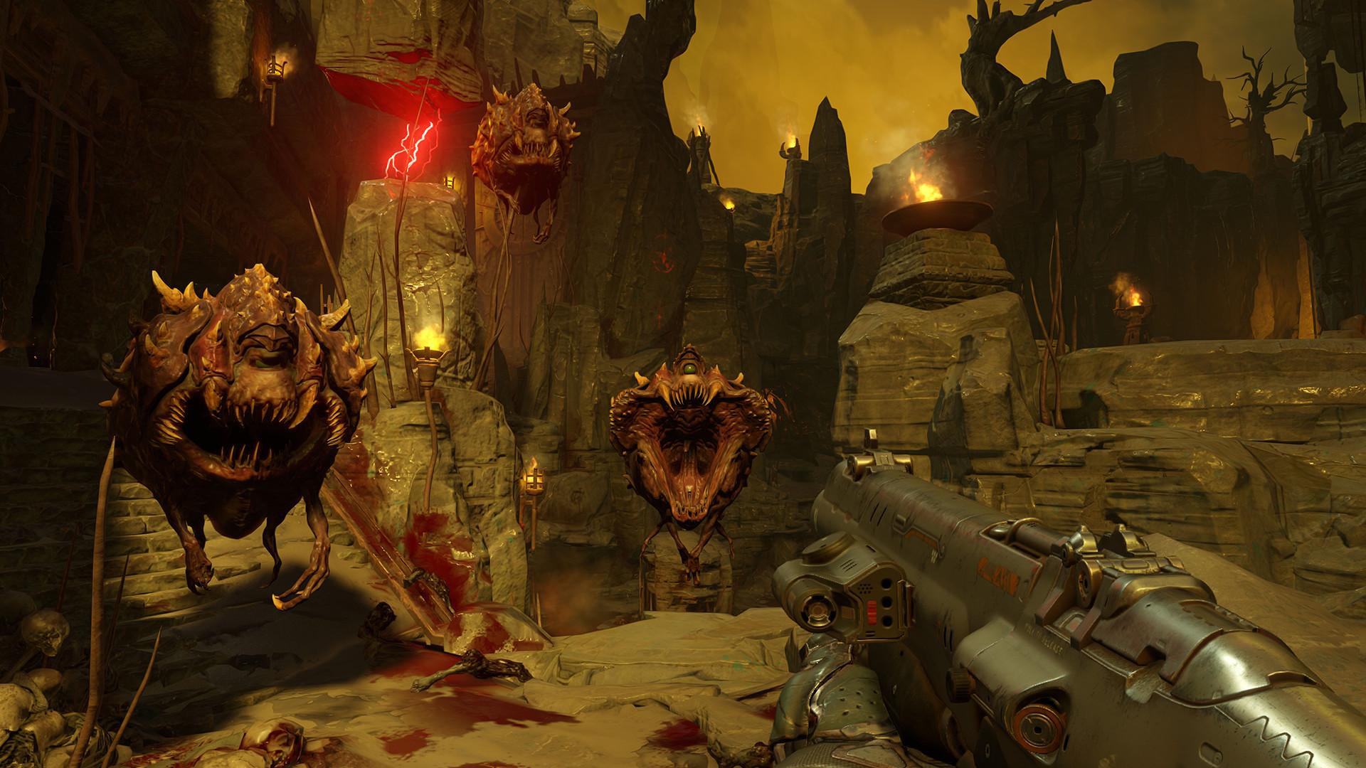 A picture of Doom 2016.