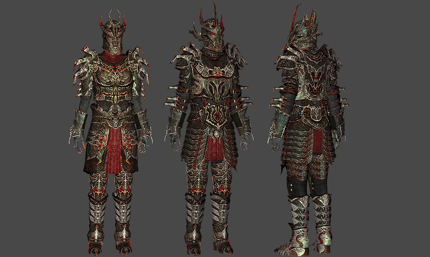 an image of Daedric Armor in The Elder Scrolls IV: Oblivion.