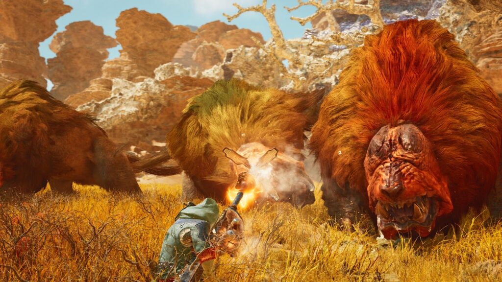 Image of Monster Hunter Wilds gameplay.
