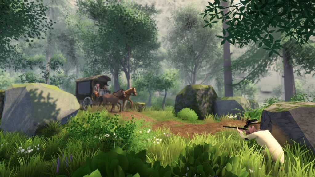 vibrant environments of Forty-Niner.