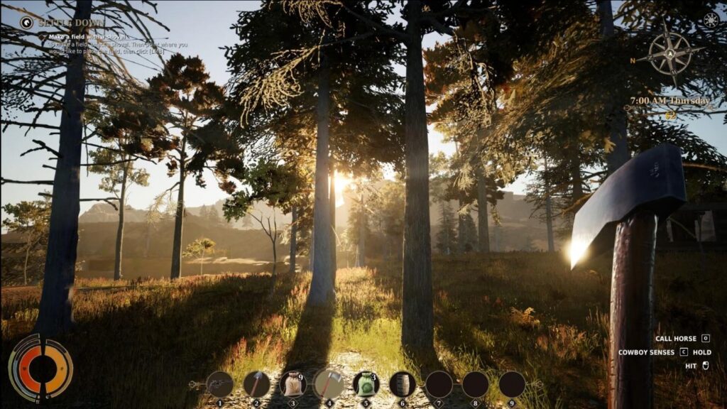 vibrant environments of Cowboy Life Simulator.