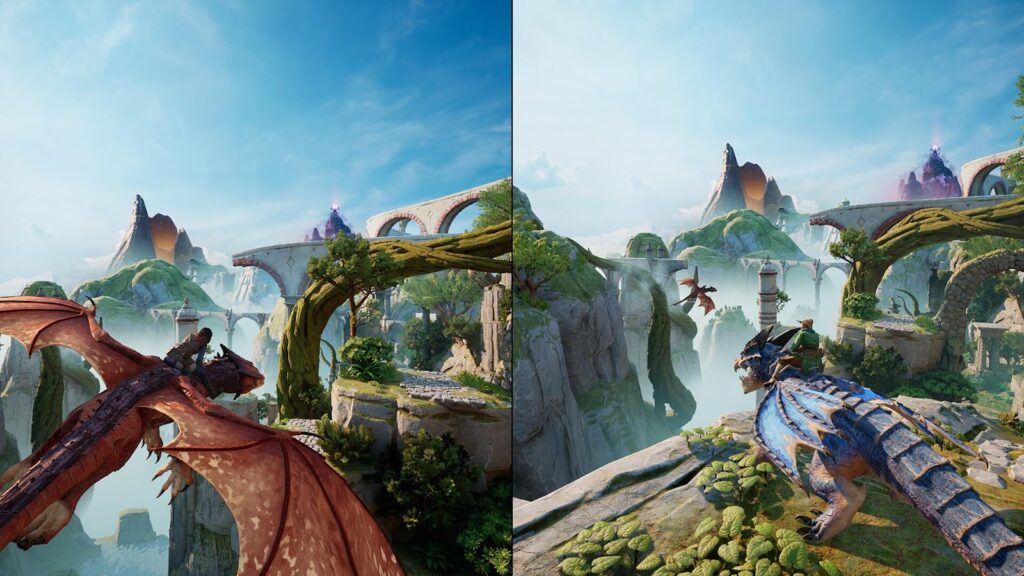  Image of Split Faction gameplay.
