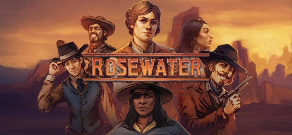 a wallpaper of Rosewater.