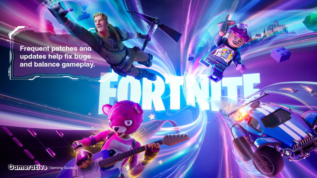 Fortnite's Frequent patches and updates help fix bugs and balance gameplay