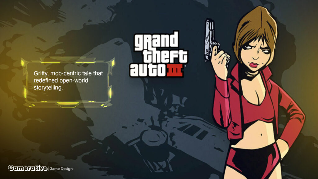 A wallpaper of Grand Theft Auto III