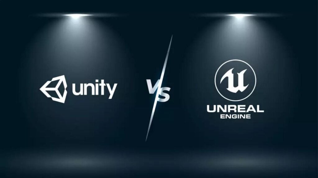 A picture of Unity and Unreal Engine