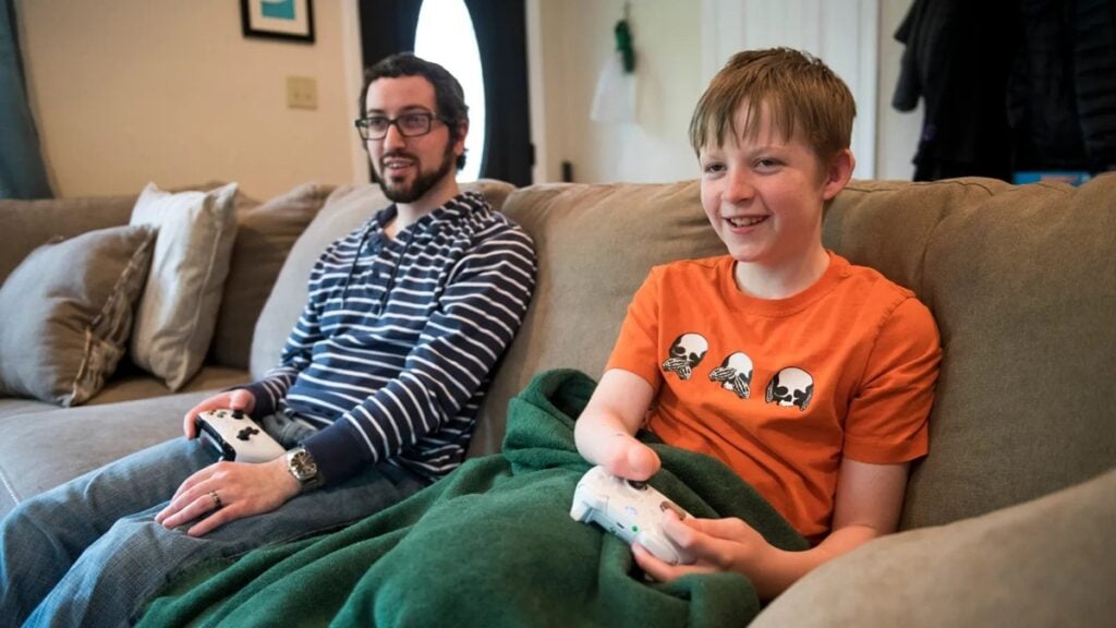 A picture of two players
