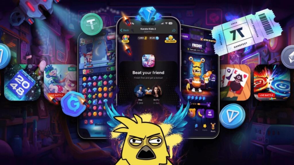 a picture of many different Telegram games