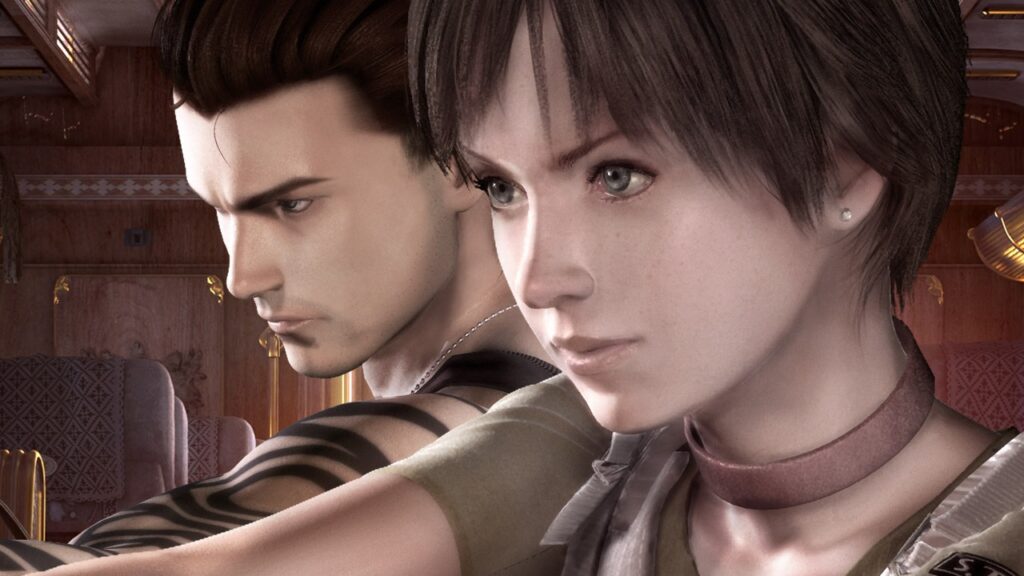 Image of Chris and Clair Redfield in Resident Evil 0