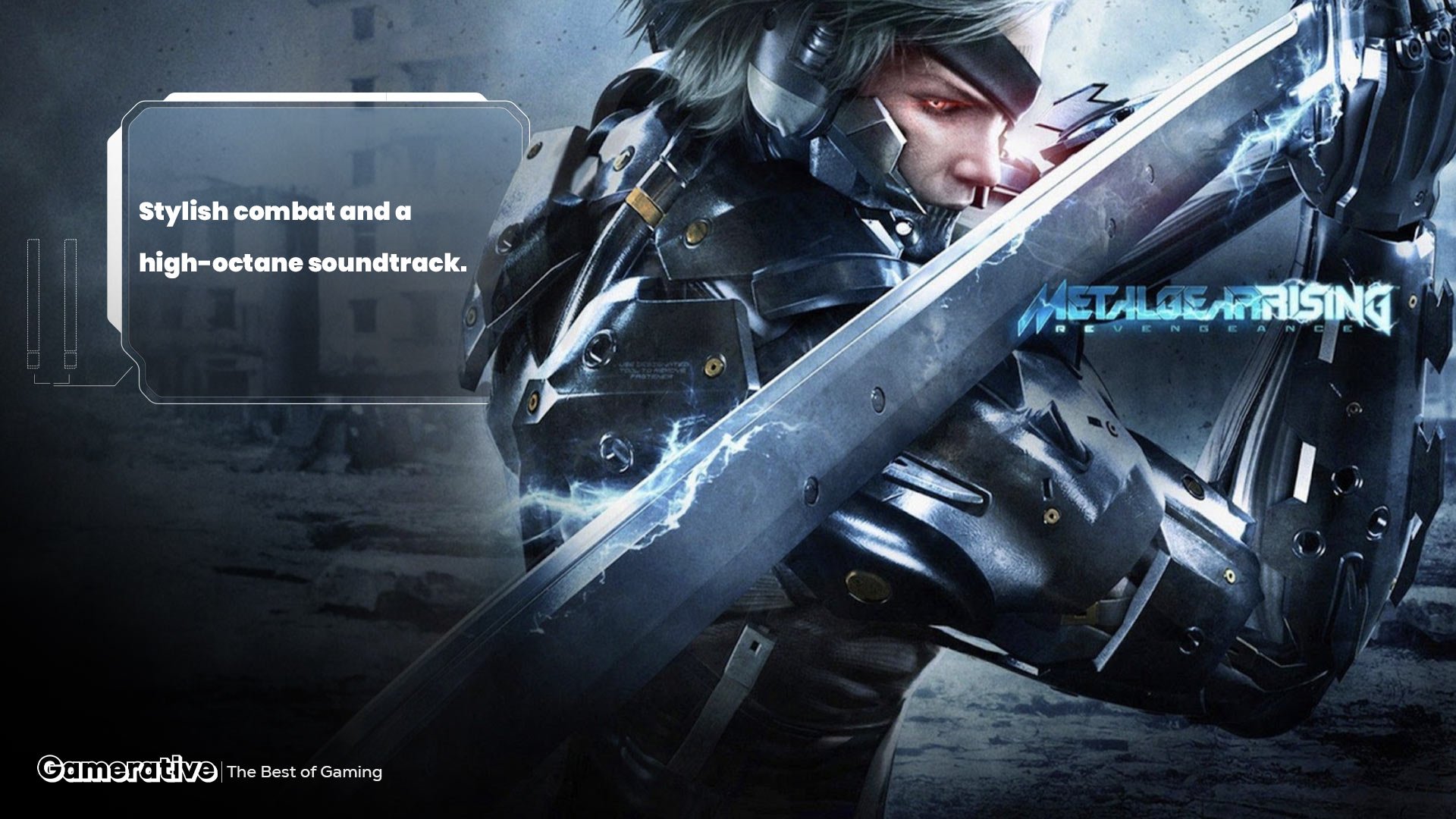 Stylish combat and a high-octane soundtrack in MGS Rising.