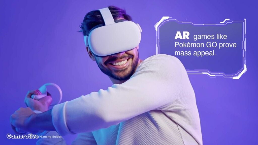AR games like Pokémon GO prove mass appeal.