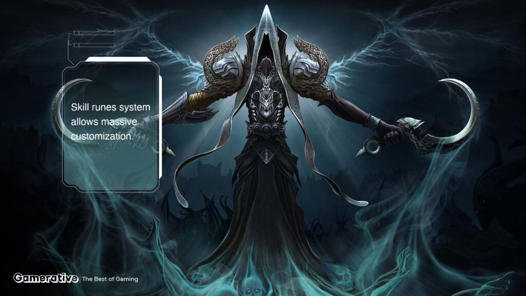 Skill runes system allows massive customization in Diablo 3