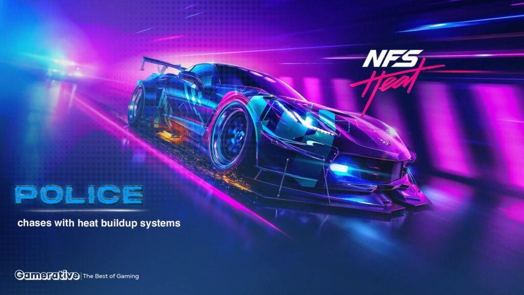 NFS Heat Police chases with heat buildup systems.