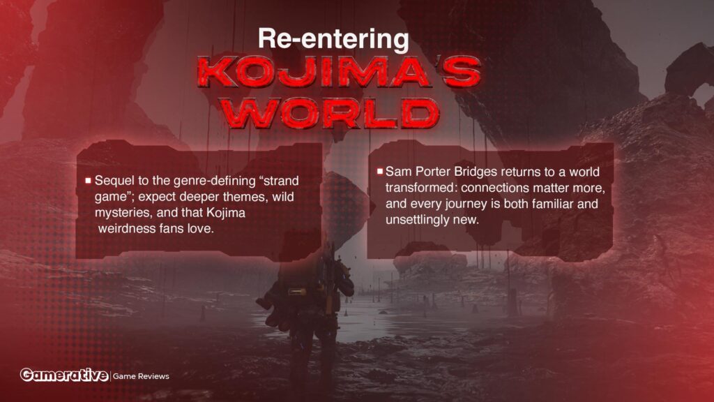 Reentering Kojima's world in Death Standing 2