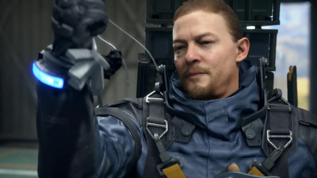 a picture of Sam, the protagonist of Death Stranding