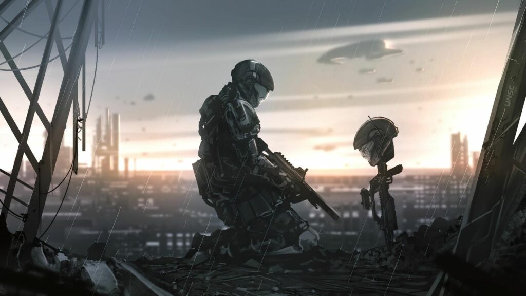 a wallpaper of Halo