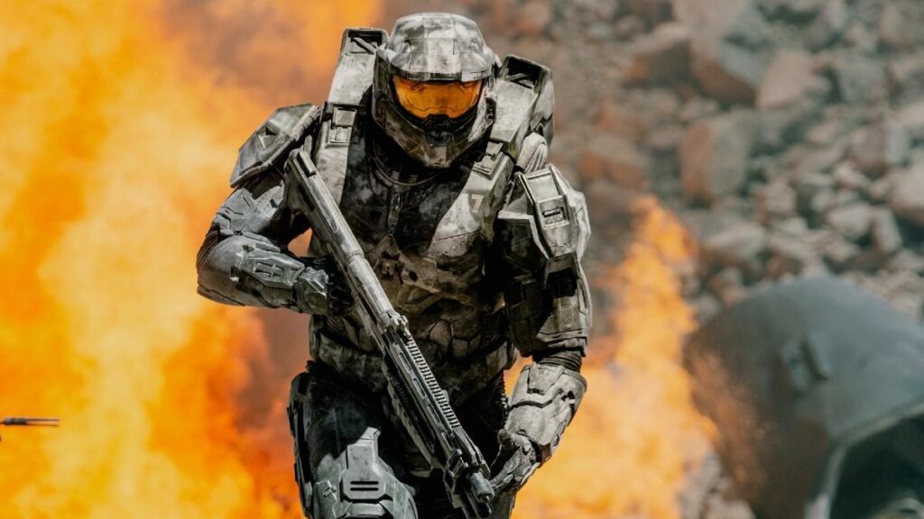 a picture of the legendary super soldier, Master Chief