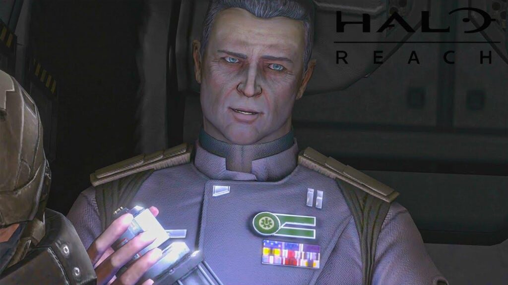 a screenshot of Captain Jacob Keyes from Halo: Reach