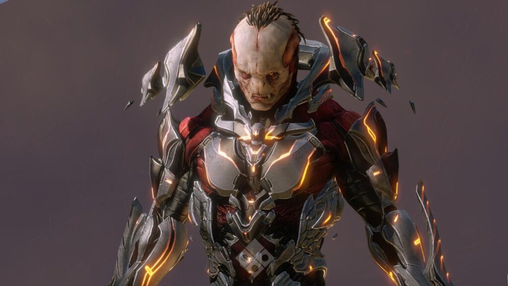 a picture of Didact, the main antagonist of Halo 4