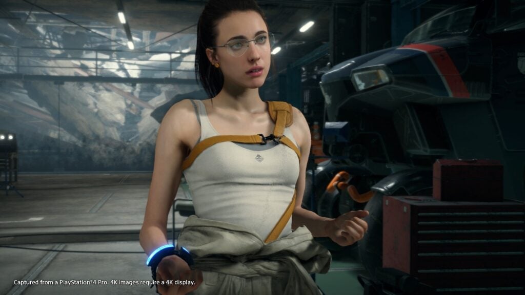 a picture of Margaret Qualley as Mama in Death Stranding