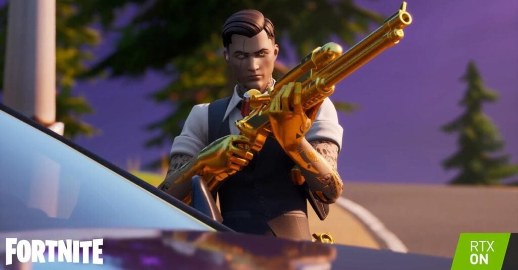 an image of Fortnite with RTX