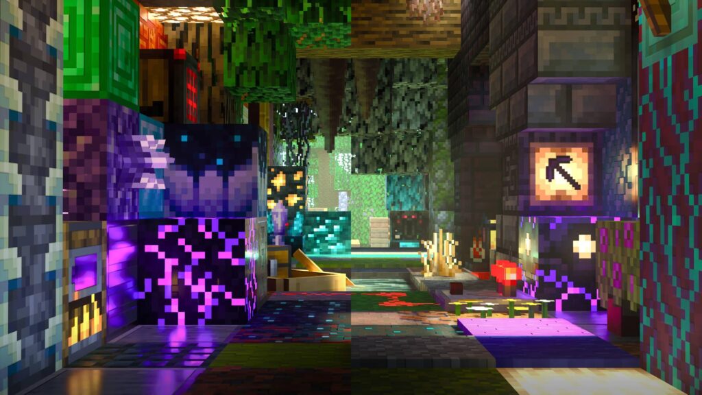 a picture of Minecraft