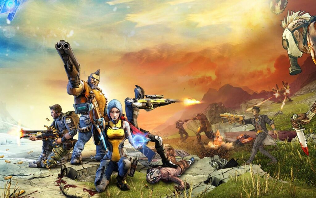 A wallpaper of Borderlands