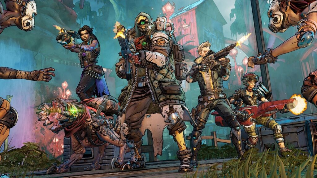 A wallpaper of Borderlands