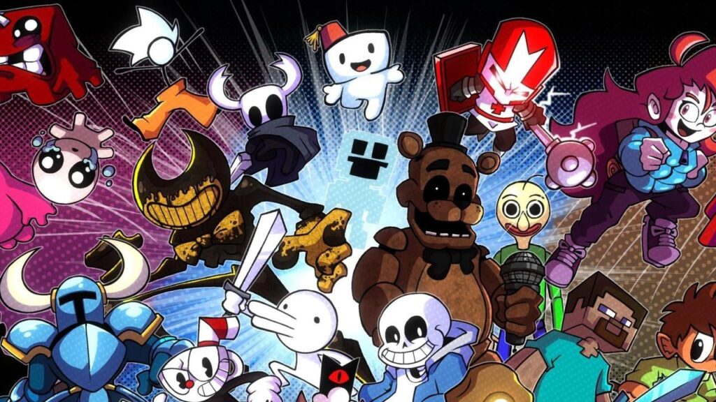 an image of different Indie Games like Undertale, Minit, Castle Crashers, and Celeste
