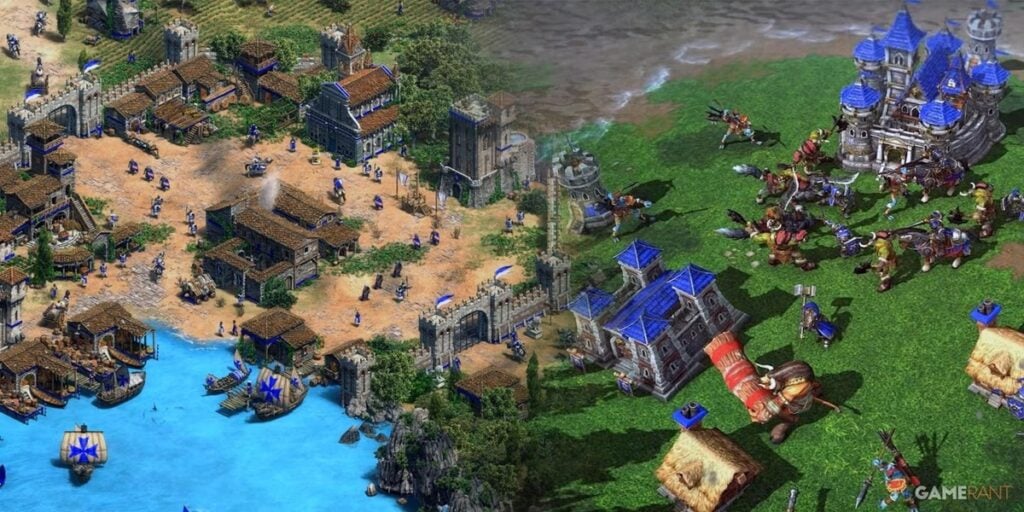 A picture of a real-time strategy game
