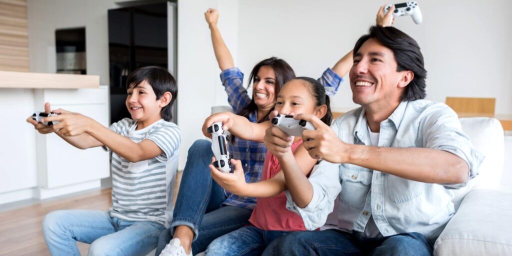 A picture of players