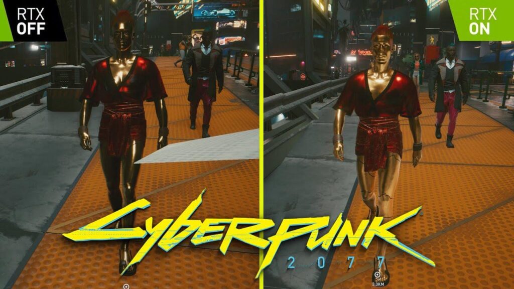 A wallpaper of Cyberpunk 2077
