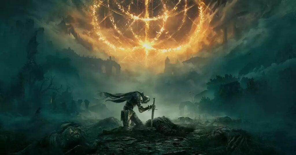 a wallpaper of Elden Ring