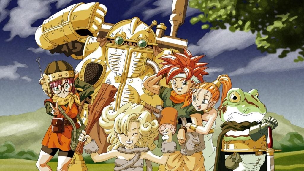 a wallpaper of Chrono Trigger